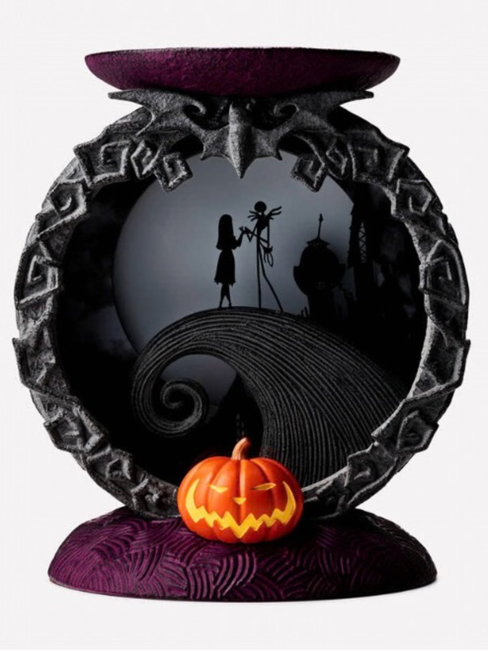 Bath & Body Works NEW Nightmare Before Christmas Spiral Hill Candle Holder